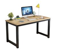 CZDANG Bureau d'écriture Minimaliste for Ordinateur de Bureau, Table de Travail for Ordinateur Portable, Table de Salle à Manger, Table de Jeu for étude, Bureau à Domicile,(B,80 * 60 * 73CM)