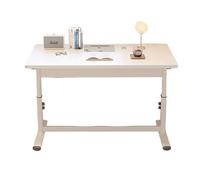CZDANG Bureau Industriel réglable en Hauteur, Bureaux de Jeu d'ordinateur Flexispot manuels, Table de Travail Ergonomique Debout for Bureau à Domicile et Petits espaces(Blanc,80 * 60 * 63cm)