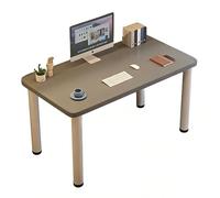 CZDANG Table d'écriture de Travail de Lecture en Bois, Bureau de Jeu d'ordinateur Minimaliste, Tables compactes for Ordinateur Portable, Table de Salle à Manger for étude,(Grey,80 * 50 * 75CM)