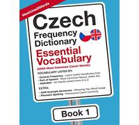Czech Frequency Dictionary - Essential Vocabulary: 2500 Most Common Czech Words
