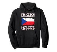 Czech Republic Flag Proud Elegant Czech Boyfriend Girlfriend Sweat à Capuche