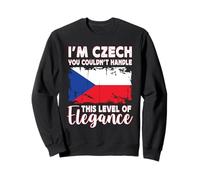 Czech Republic Flag Proud Elegant Czech Boyfriend Girlfriend Sweatshirt