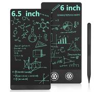 Czemo Double-écran Tablette D'écriture LCD pour Adultes 6,5 pouces + 6,0 pouces, Lignes D'écriture HD de 0,5 mm,Tableau Numérique pour Bureau, Mémo, Agenda