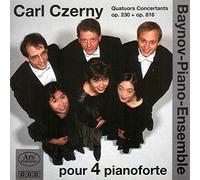 Czerny : Quatuors Concertants pour 4 Pianoforte
