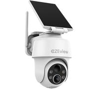 CZEview 3K 5MP Caméra Surveillance WiFi Extérieur sans Fil 360°PTZ Vision Nocturne Couleur et Détection Humaine PIR