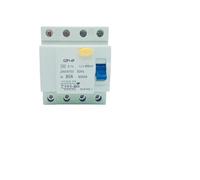 CZK6 Interrupteur de protection FI 5-4P 16 A 25 A 32 A 40 A 63 A 80 A 100 A MCB résiduel pour la construction d'une maison HotSale ELCB RCD solaire photovoltaïque (4P40A100MA)