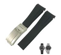 CZKE Bracelet de montre en caoutchouc de silicone avec extrémités incurvées pour Rolex Daytona Submariner GMT 21 mm Outils pour homme 18 mm 19 mm 20 mm 22 mm, 20 mm, Agate