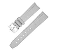 CZKE Bracelet de montre en caoutchouc pour Omega X Swatch Joint MoonSwatch Constellation Hommes Femmes Étanche Sport 20 mm Extrémité incurvée Bracelet de montre, 20, Agate