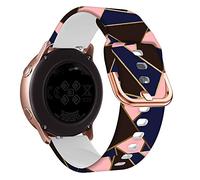 CZKE Bracelet de montre intelligent imprimé de 20 mm pour Samsung Galaxy Watch 4/5 Active 2 40 44 mm Classic 42 46 mm Bracelet Watchband Watch 5 Pro 45 mm, 20mm Universal, Agate