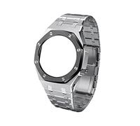 CZKE GA2100 Modèle Chêne Bracelet de montre style lunette en métal pour G-Shock GA2100-1A1 Mod Kit Accessoires, Agate