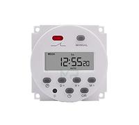 CZKE Minuteur CN101A 220V 110V 24V 12V Numérique LCD Relais de Temps programmable programmable de minuterie 1 6A CN101 (Current Range : 220V)