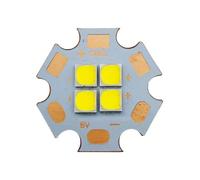 CZMDKEXM 1pcs XPL XP-L 4 Chips 36W LED Emitter Instead of XHP70 SST-90 3V/6V/12V Cool White Warm White LED with 20MM Cooper PCB(3V,Nature White)