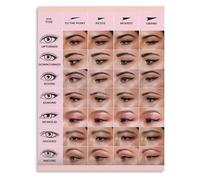 CZMDKEXM Eyebrow Shape Reference Canvas Art Print for Beauty Studio or Dressing Room Wall(Unframed,08x12inch(20x30cm))