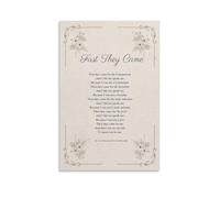 CZMDKEXM "First They Came Poem by Martin Niemoller - Holocaust Remembrance Quote Print, Historical Inspirational Wall-Art for Study Office Library(Unframed,08x12inch(20x30cm))