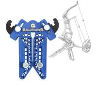 CZMYCBG Béquille de Tir à l'arc Pliable et Portable, Support pour Arc à Poulies, Pieds en Ciseaux, Support pour Tir à l'arc sur Cible(Blue)