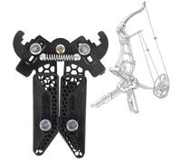 CZMYCBG Béquille de Tir à l'arc Pliable et Portable, Support pour Arc à Poulies, Pieds en Ciseaux, Support pour Tir à l'arc sur Cible(Black)