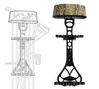 CZMYCBG Carquois D'archerie pour 6 Flèches - Porte-flèches Monté sur l'arc avec Poche pour Accessoires - Carquois Léger pour la Chasse et Le Tir sur Cible