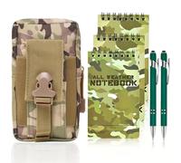 CZMYCBG Lot de 6 Carnets Imperméables, Bloc-Notes 3×5 Pouces Résistant Aux Intempéries avec Stylo Anti-Vent et Sac de Rangement, pour Les Activités de Plein Air, Les Fournitures Scolaires(CP)