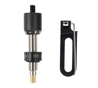 CZMYCBG Repose-flèche et Poussoir de Tir à l'arc, Repose-flèche Magnétique en Aluminium, Poussoir d'arc Réglable avec Bouton de Pression pour Arc Classique et Arc Long(Black)