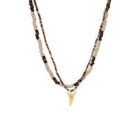 CZMZHFC Collier de coquillage pour homme et femme, collier hawaïen de perles de noix de coco, bijou unisexe décontracté d'été pour le surf, les amateurs de plage, idée cadeau pour les amateurs de