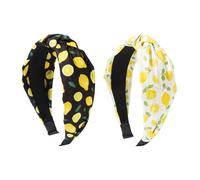 CZMZHFC Lot de 2 bandeaux noués avec nœud supérieur pour femme, accessoires antidérapants pour cheveux, parfaits pour enseignantes