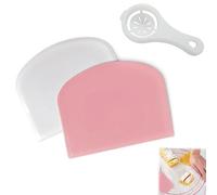 CZNBZIU Corne Patisserie Coupe Pate Pain - Plastique Pe Bpa Coupe Pate Patisserie, Bord Et Coin Tranchants Coupe Pate Boulangerie, Antidérapante Corne De Boulanger Racloir Patisserie