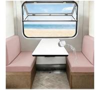 CZQGLYM Housse Coussin Assise Canapé Extensible,Housses De Siège pour Caravane,Imperméable - Antidérapante,pour Les Meubles Intérieurs Et Extérieurs (Pink,W50-65cm,L150-170cm)