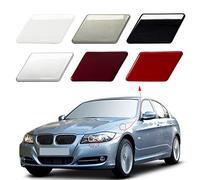 CZShiYue Couvercle de protection pour lave-phare avant Compatible avec BMW Série 3 E90 E91 2009 2010 2011 61677211209 61677211210 (Blanc, côté conducteur gauche)
