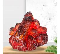 CZSMART Lampes à flamme de charbon de bois pour cheminée - Fonctionne à piles - Lampe de décoration de table sans flamme pour décoration de Noël