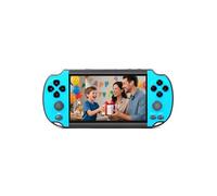 CZT 4,3 Pouces Rétro Console de Jeu vidéo 3000 Jeux intégrés Archivable Jeux Portables nostalgiques Console de Jeu portative Salle de Jeux pour Enfants émulateur Cadeaux pour Les Gens(Bleu)