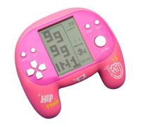 CZT Console de Jeu avec poignée en Brique 4,1 Pouces Excellente Prise en Main 2574 Jeux en 1 Jeux de Puzzle Rétro Portable pour Voyage/Intérieur Cadeaux de Noël pour Enfants/étudiants (Rose)