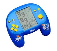 CZT Console de Jeu avec poignée en Brique 4,1 Pouces Excellente Prise en Main 2574 Jeux en 1 Jeux de Puzzle Rétro Portable pour Voyage/Intérieur Cadeaux de Noël pour Enfants/étudiants (Bleu)