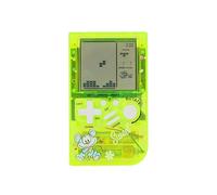 CZT Créative Transparente Petite Machine à Briques Console de Jeu rétro Console de Jeu Portable Puzzle intéressant Pratique pour Transporter des Cadeaux pour Enfants Console de Jeu de Poche(Yellow)