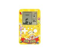 CZT Mini Jeu de Brique Console de Jeu vidéo Console de Poche Console de Puzzle pour Enfant 23*99 rétro Jeux Vintage Jouets dintérieur Divertissement extérieur électronique Jouets Cadeaux(Yellow)
