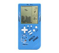 CZT Nouvelle Console de Jeu en Brique Grand écran 9999 en 1 réservoir / Course/tir/Whac-A-Mole/Jeu de Poche Puzzle de Loisirs Difficulté et Vitesse réglables 2*Pile AA (Non Incluse) (Bleu)