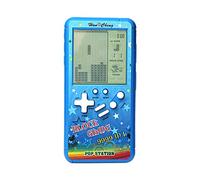 CZT Nouvelle Coque CouleurG Grand écran Console de Jeu en Brique Rétro Petit Corps Grand écran intégré 23 Jeux alimentés par 2 Piles AA (Non incluses) Voyage extérieur intérieur (Bleu)