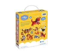 CzuCzu 40el Puzzle sur le thème du chien - Un grand divertissement pour les enfants et les adultes ! Découvrez la joie de combiner des éléments dans le magnifique monde des animaux de compagnie !