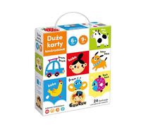 CzuCzu Duże karty kontrastowe: Wiek 6-9 mies.