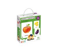 CzuCzu Karty obrazkowe na sznureczku Owoce i warzywa