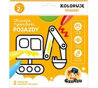 CZUCZU Livre de coloriage de véhicules à dessin long pour enfants 2+ 01065