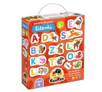 CzuCzu Puzzle do pary Literki dla dzieci 3 BRIGHT JUNIOR MEDIA