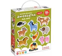 CzuCzu. Puzzle do pary. Zwierzątka na wsi Bright Junior Media