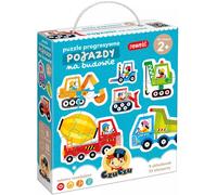 CzuCzu. Puzzle progresywne. Pojazdy na budowie Bright Junior Media