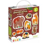 CzuCzu. Puzzle progresywne. Zwierzątka w lesie Bright Junior Media