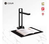 CZUR Aura Portable Scanner Livre Pliable pour Les Documents, Convertir en PDF/Word/Tiff/Excel, Compatible avec Windows et Mac, La