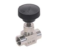 CZVJUKBYP Tube de vanne à pointeau en Acier Inoxydable S304, diamètre extérieur 1/8#39; 1/4#39; 1/2#39;' Filetage Interne for Eau, gazole, 1 pièce(0.25 inch)