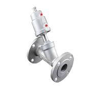 CZVJUKBYP Vanne de siège pneumatique à Bride en Acier Inoxydable DN32, vannes pneumatiques normalement fermées/Ouvertes for Vapeur, gaz et Huile(Open-Single Acting)