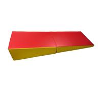 CZXMD Tapis De Gymnastique Pliable Et Inclinable, Tapis Souple AntidéRapant En Mousse AlvéOlaire Pliable Avec PoignéE De Transport, Pour La Gymnastique à Domicile, L'EntraîNement Acrobatique, Le Yoga,