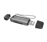 Natec Lecteur de cartes Scarab 3 USB 3.1 Gen 1 USB-A et USB-C SD Micro SD