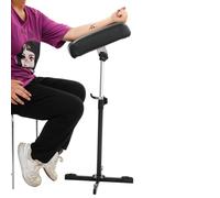 Czyurachel Accoudoir de tatouage avec socle en forme de croix, rembourrage en polyuréthane avec rembourrage en mousse, support de main de tatouage, angle et hauteur réglables, jusqu'à 30 kg, station
